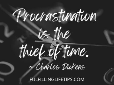 Procrastination is the thief of time. How to beat procrastination