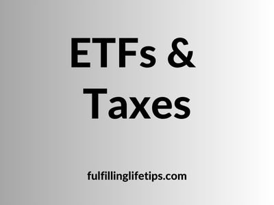 ETFs and taxes